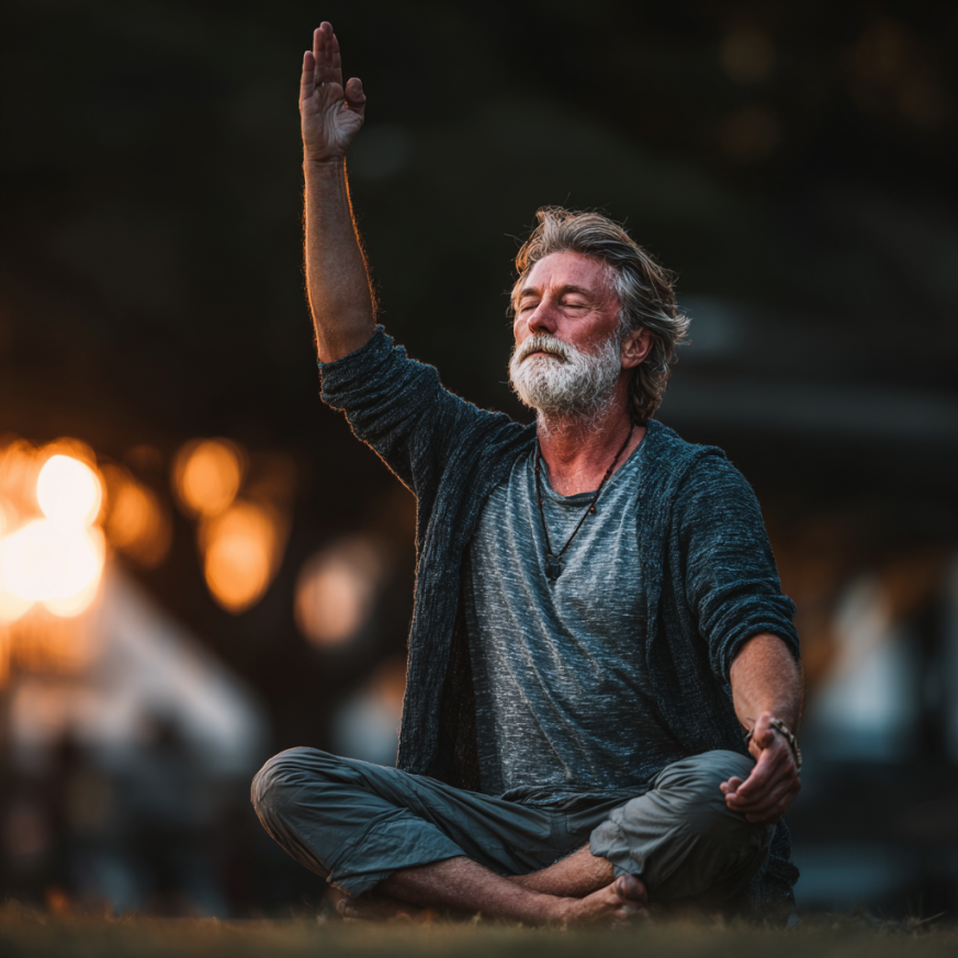 Щасливі учасники після заняття йогою